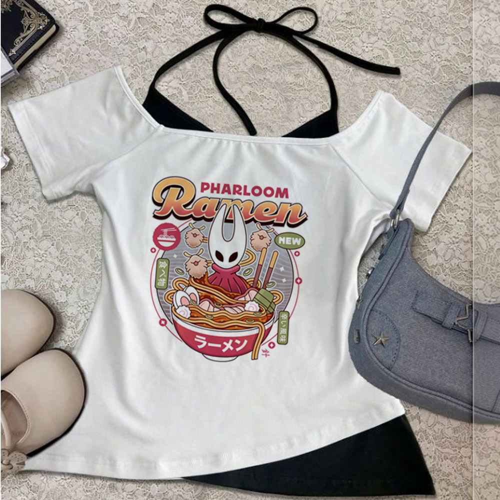 Vintage Fashion For Sale - Hollow Knight cropped top female clearance