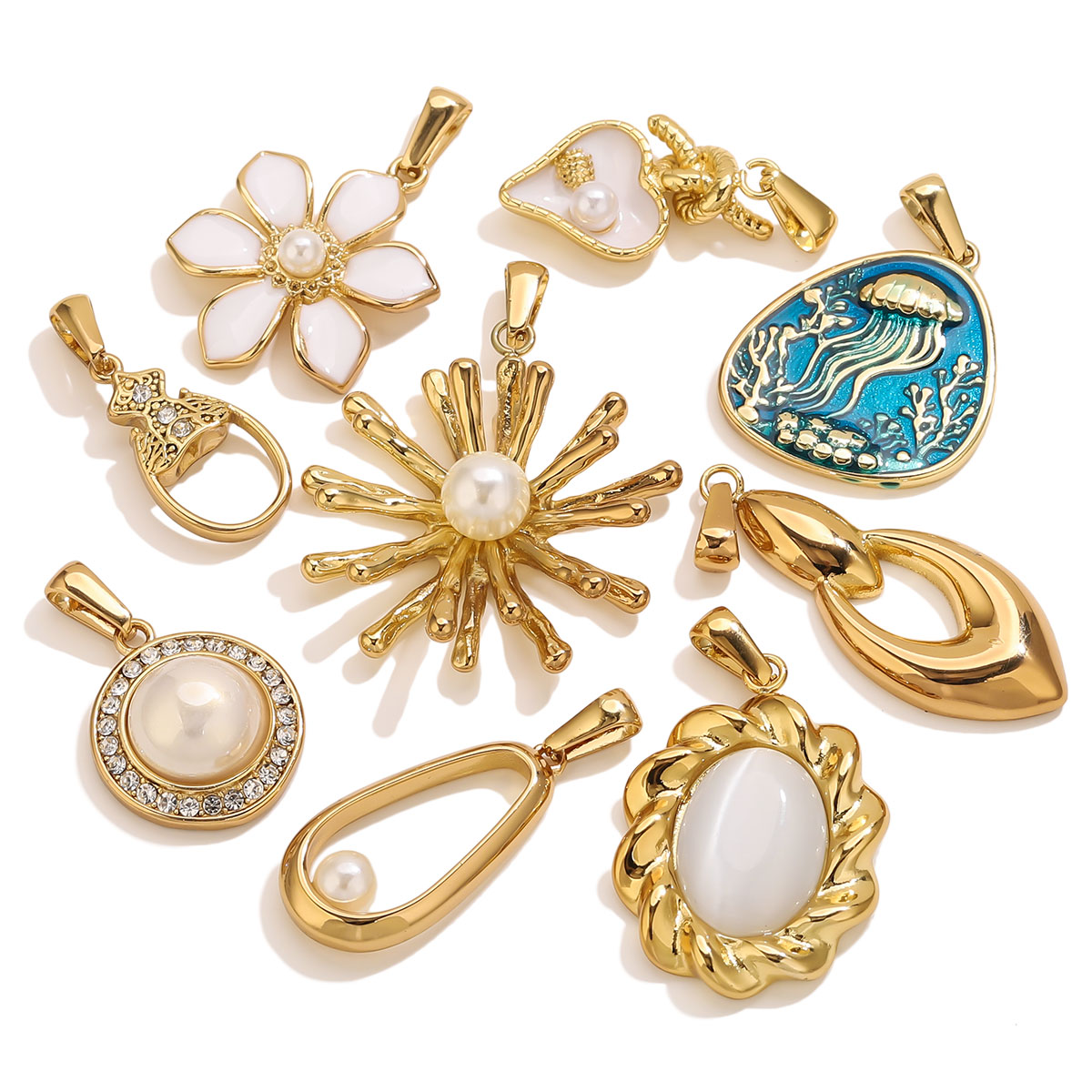 Vintage Fashion Blog - 1Pcs 18K Gold Plated Stainless Steel