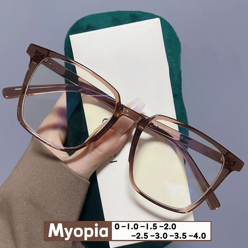 Vintage Fashion Definition - Fashionable Women Men Diopter Minus Glasses