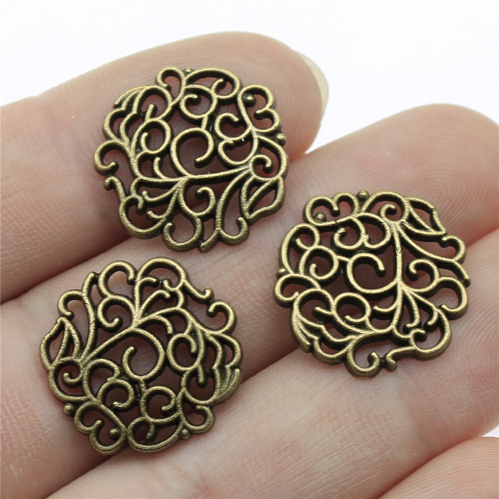 Vintage Fashion Blog - 10pcs 18x18mm 2 Colors Antique Silver