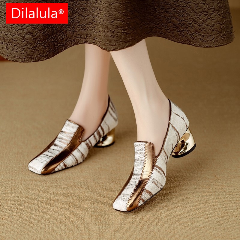 Vintage Fashion For Sale - Dilalula Hot Sale Horsehair women's Pumps