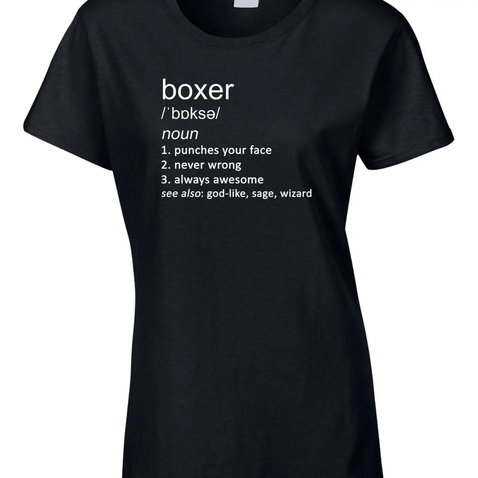 Vintage Fashion Definition - Boxer Damen Frauen T Shirt Lustig