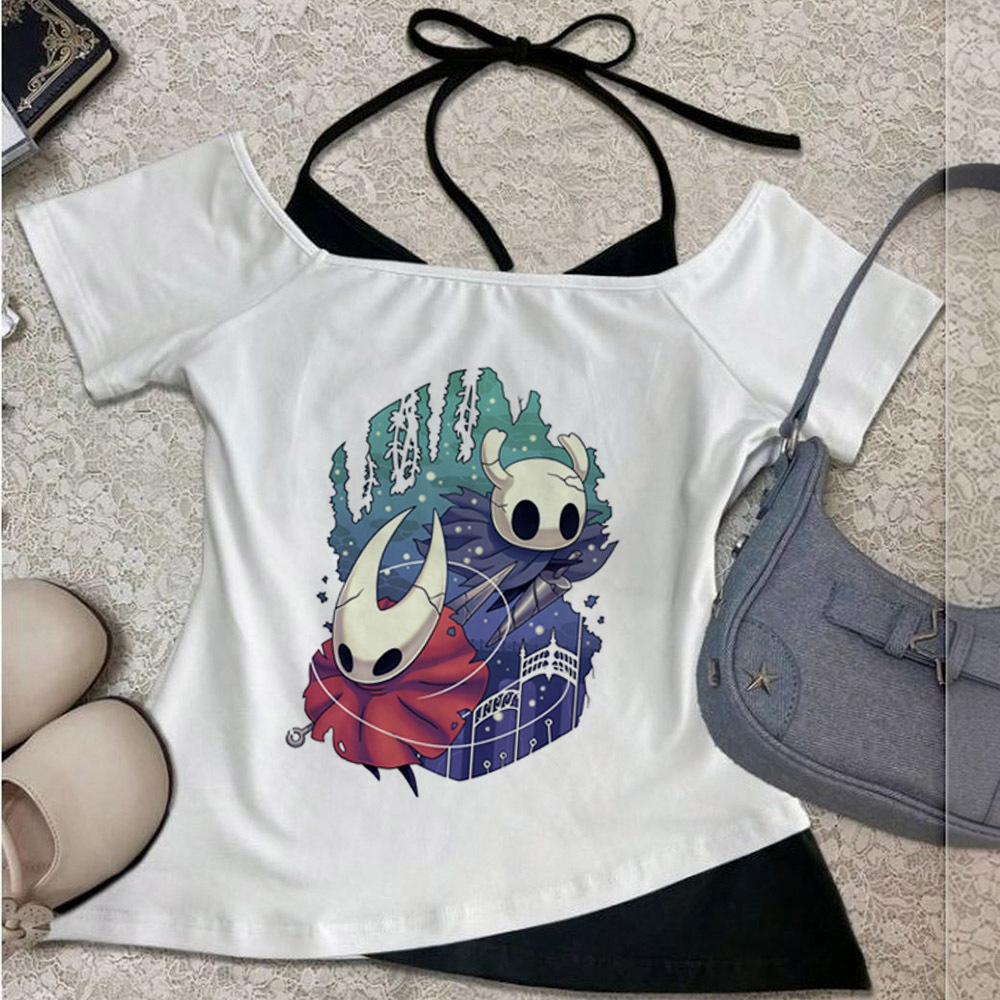 Hollow Knight cropped top fema - Vintage Fashion For Sale review and price