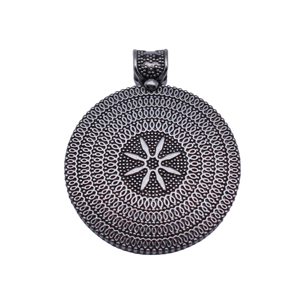 Boho Ethnic Mandala Pendant Fl - Vintage Fashion Blog review and price