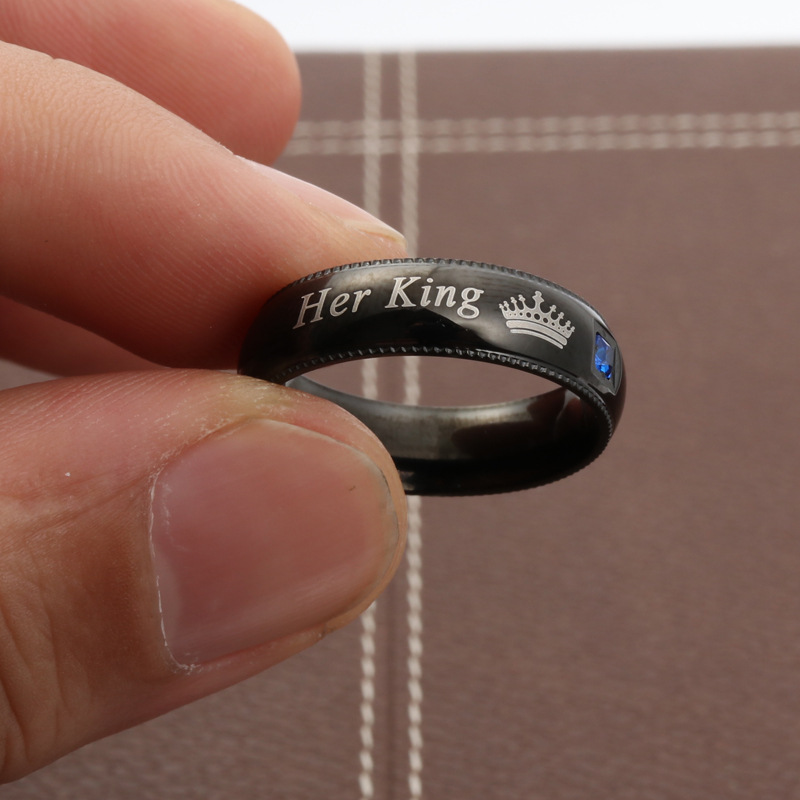 Simple Couple Titanium Steel R - Vintage Fashion Rings For Women review and price