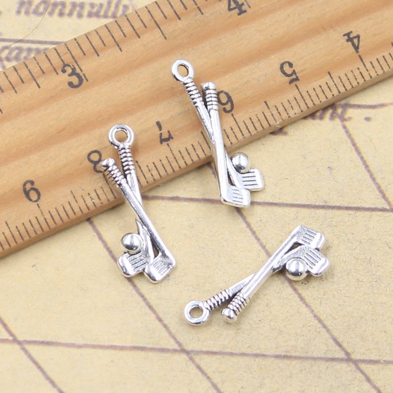30pcs Charms Golf Club 22x8mm  - Vintage Fashion Club Photos review and price