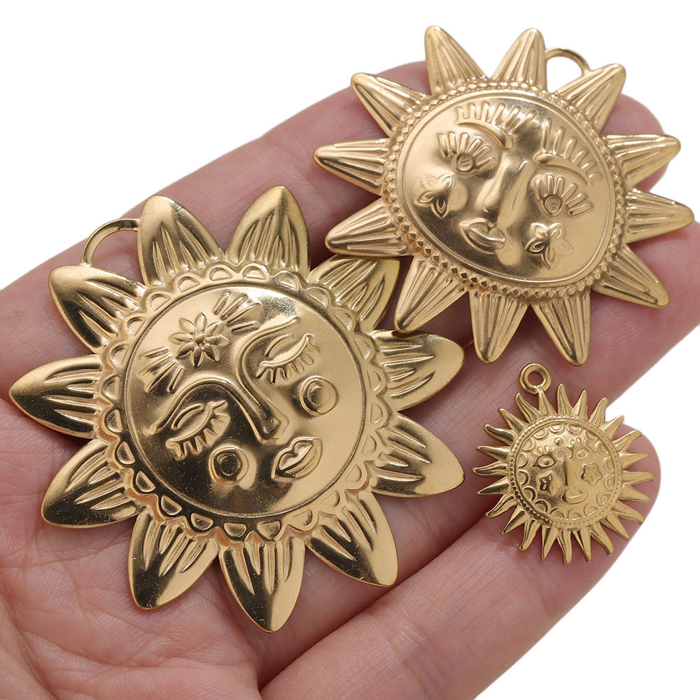 5pcs PVD Gold Charms Stainless - Vintage Fashion Earrings review and price