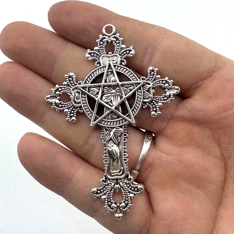 2pcs 30x15mm Gothic Big Cross  - Vintage Fashion Blog review and price