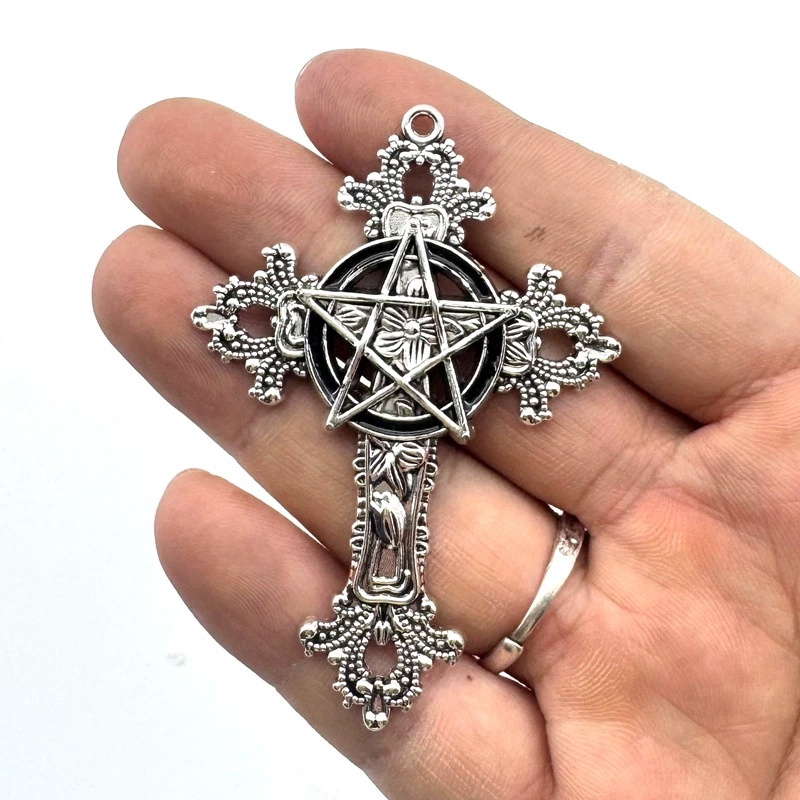 2pcs 30x15mm Gothic Big Cross  - Vintage Fashion Blog review and price