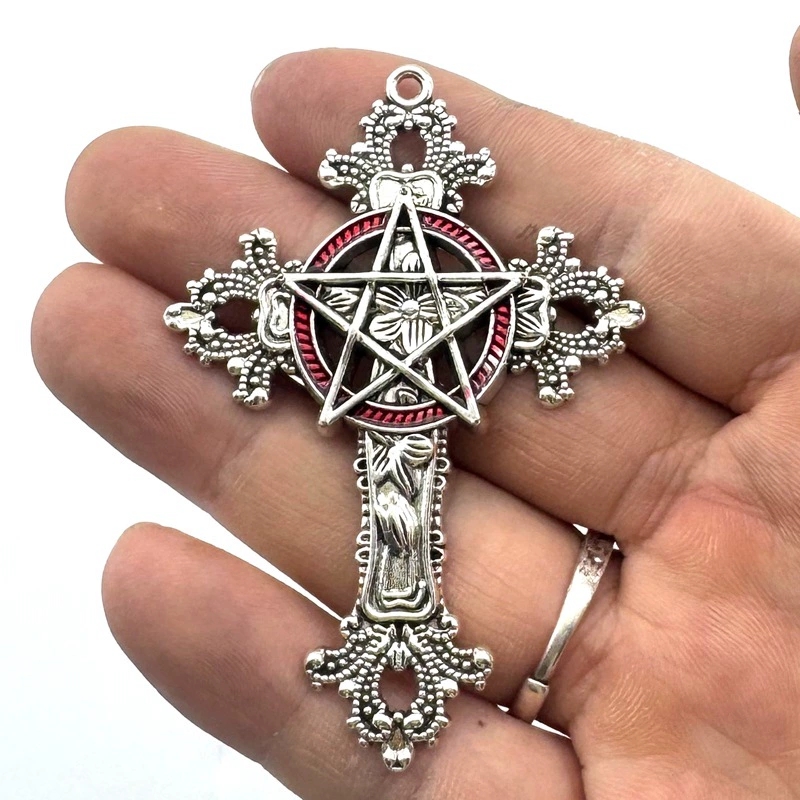 2pcs 30x15mm Gothic Big Cross  - Vintage Fashion Blog review and price