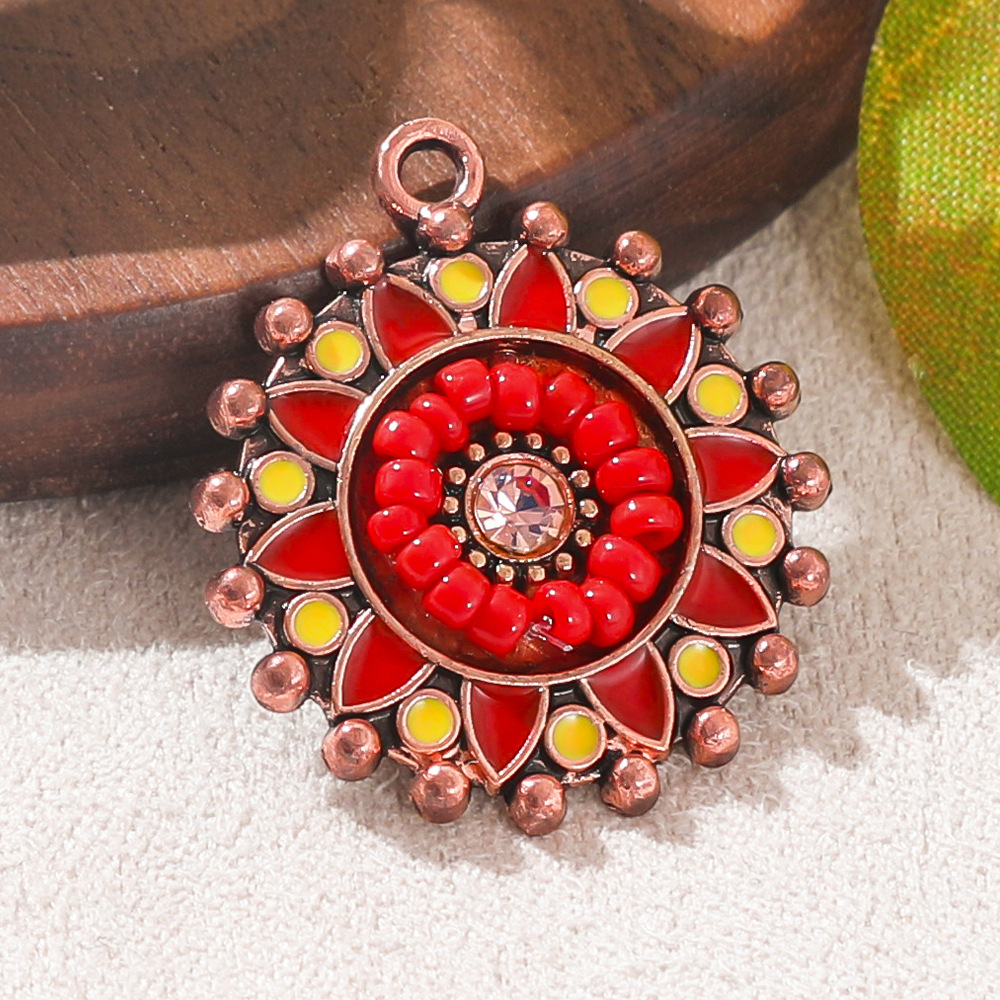 Vintage Bohemia Ethnic Enameli - Vintage Fashion Earrings review and price