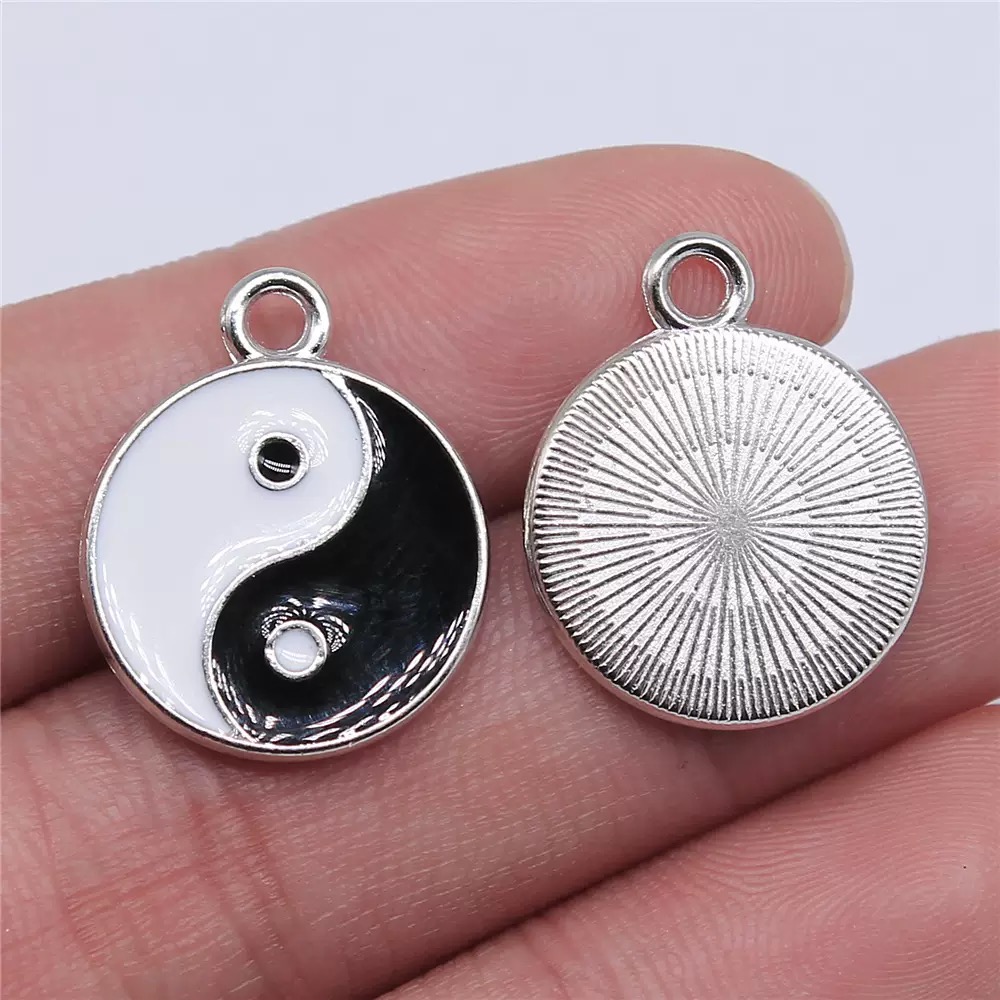 10/20pcs Alloy Tai Chi Charms  - Vintage Fashion Blog review and price
