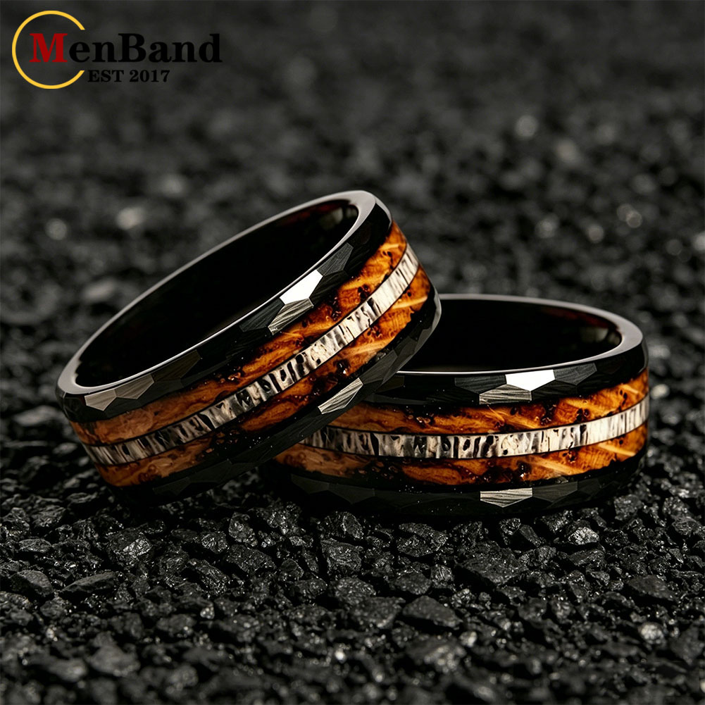 MenBand Classic 8MM Whiskey Ba - Vintage Fashion Rings For Women review and price