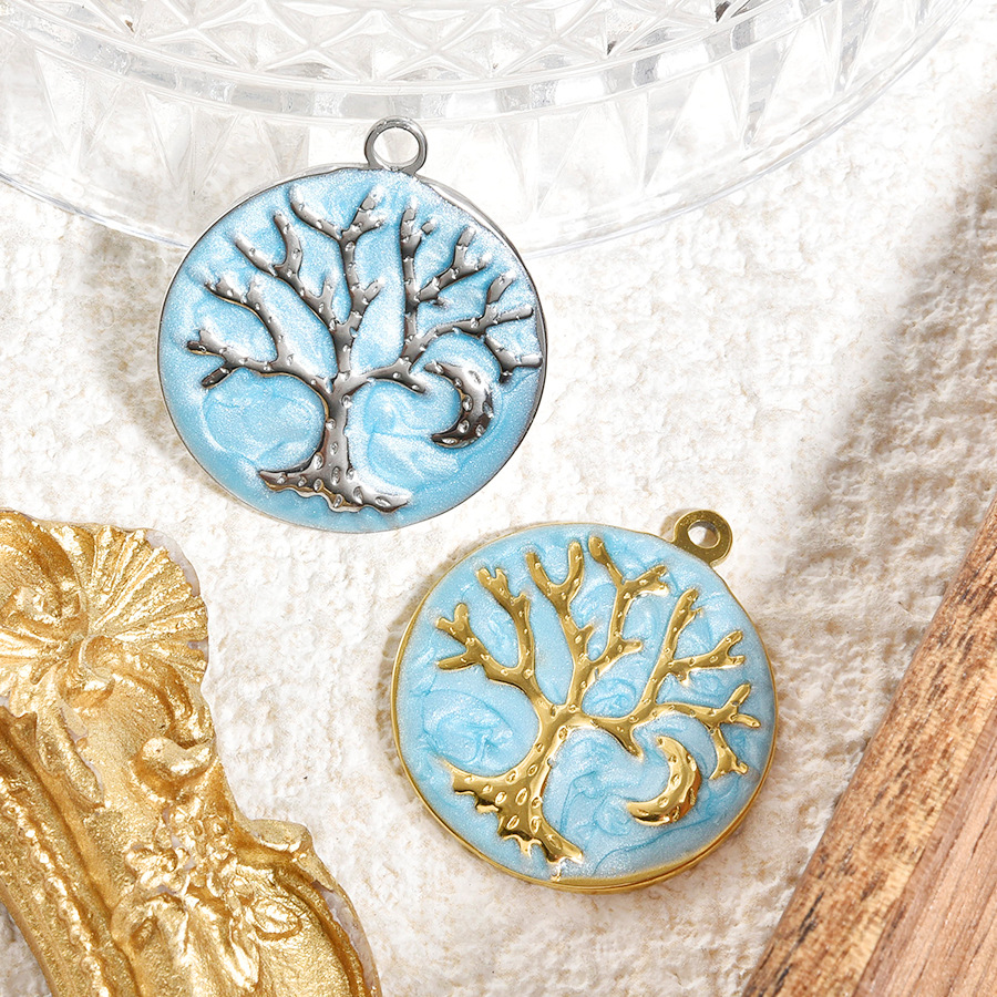 5Pcs Stainless Steel Tree Of L - Vintage Fashion Earrings review and price