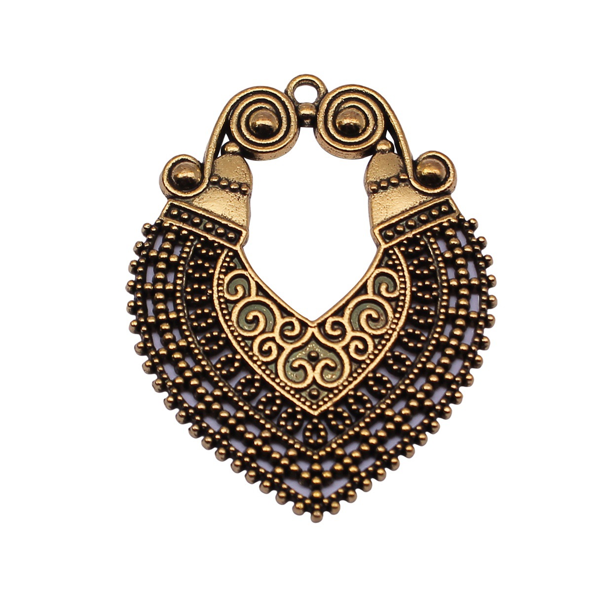 8pcs 48x37mm(1.89x1.46inch) 2  - Vintage Fashion Earrings review and price
