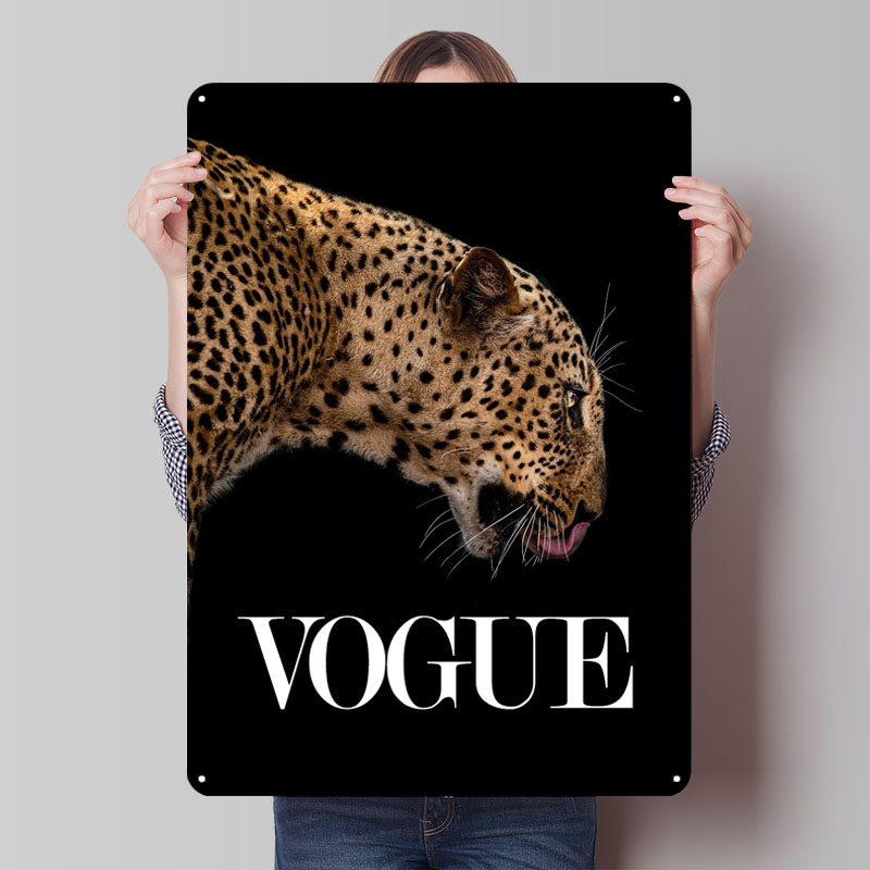 Vogue Fashion Poster Metal Sig - Vintage Fashion Vogue review and price