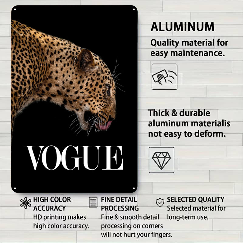 Vogue Fashion Poster Metal Sig - Vintage Fashion Vogue review and price